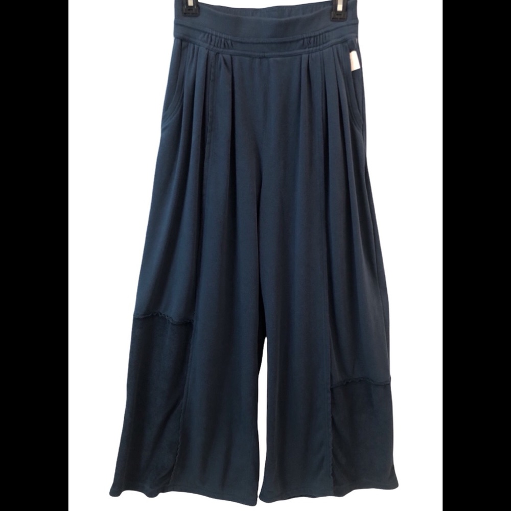 Free People FP Movement Extra Wide Terry Contrast Lounge Pants
